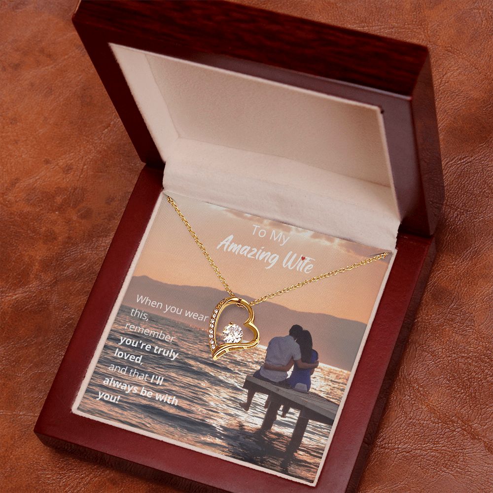 To My Amazing Wife - Forever Love Necklace