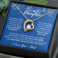 To My Daughter - Hold This Close To Feel My Love - I Love You, Dad - Forever Love Necklace