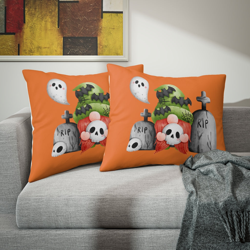 RIP Gnome Graveyard Halloween Pillow Sham